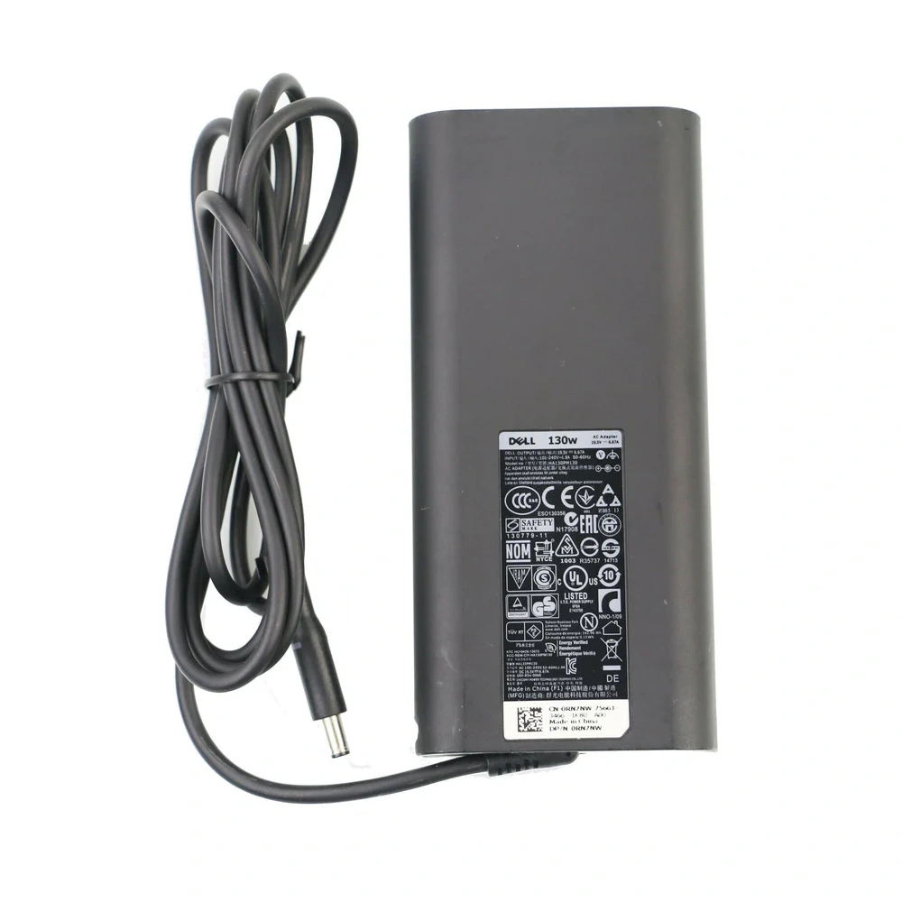 Dell Original Laptop Adaptor 130w | 19.5v/6.7a | 4.5mm x 3.0mm Small Pin (Box Seal Opened for Serial No) (No Power Cable Included) view 2